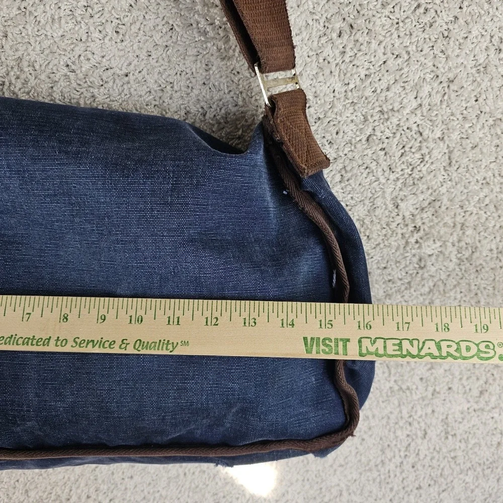 Duluth Pack Messenger Crossbody Laptop Book Bag Made In USA Handcrafted By Patti